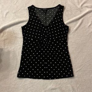 Polka-Dot Dressy Tank Top